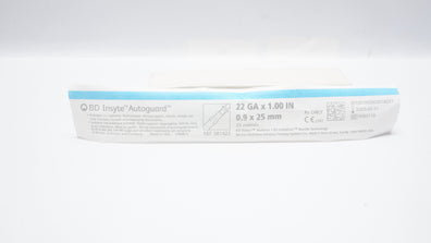 BD 381423 Insyte Autoguard Shielded IV Cath. 22G x 1.00inch 35ml/min (x)